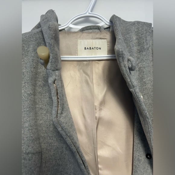 Babaton Italian Wool and Cashmere coat in size L - Picture 3 of 7